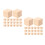 40Pièces Cubes Bois Beige Pour Scrapbooking Construction DIY 9