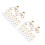 40Pièces Convertisseurs Oreilles DIY Clips Brass Or Argent 5