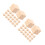 40Pièces Cubes Bois Beige Pour Scrapbooking Construction DIY 6