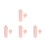 4Ensembles Kit Nail Art En Silicone Rose Pour DIY Decoration 6