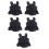 5Pièces Mini Jupes Bleu Pour Poupées Costume Décoratif 7