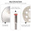 41Pièces Disques Coupe Haute Durée Argent Outils Pour Perceuse 10