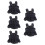 5Pièces Mini Jupes Bleu Pour Poupées Costume Décoratif 5