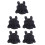 5Pièces Mini Jupes Bleu Pour Poupées Costume Décoratif 8