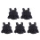 5Pièces Mini Jupes Bleu Pour Poupées Costume Décoratif 6