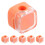 12Pièces Clips Rembobinage Câble Orange Bureau 2