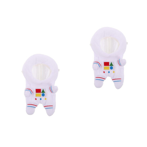 2St Wit Astronaut Voor Fijn Polyester Decoratief 2