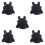 5Pièces Mini Jupes Bleu Pour Poupées Costume Décoratif 4