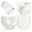 12Pièces Kit DIY Globe De Neige Transparent En Pet Pour 7