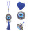 3Pièces Amulettes Protection Œil Bleu Décor Intérieur 10