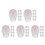 45Pièces Têtes Roller En Pierre Jade Pour Flacons Roll-on Multicolores 6