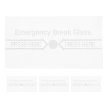 4Pièces Couvercle Verre Incendie Transparent Haute Résistance