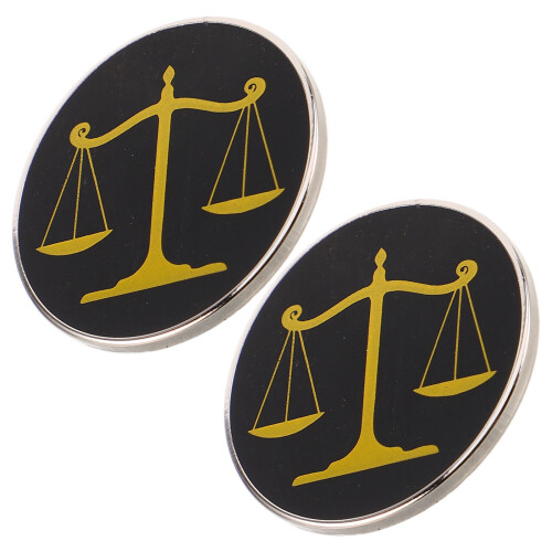 10Pièces Broche De Droit Symbole Justice En 1