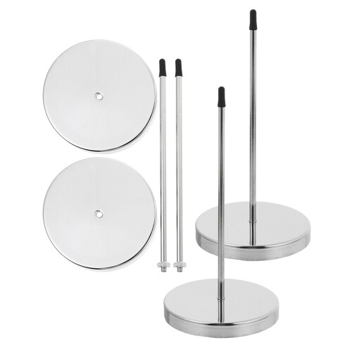 16Pièces Porte-Notes Argenté Fixation Flexible Pour Restaurant 1