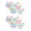 20Pièces Masques De Licorne Doux En Polyester Couleur Assortie 1