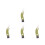 4Pièces Nettoyage Coins Bouteille Couvercle Vert Flexible 5