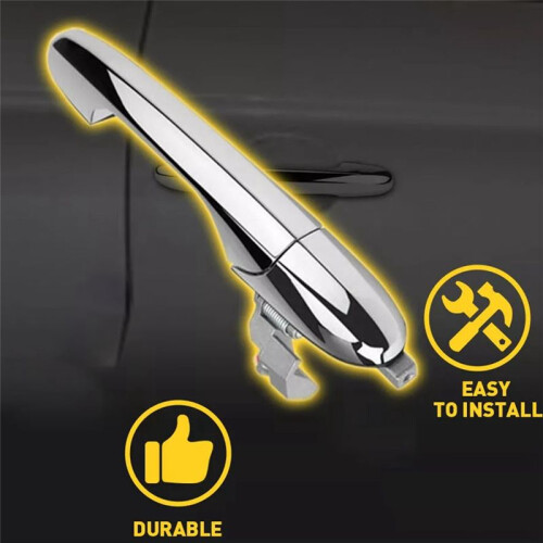 LHD Front Right Door Handle 68069942AC for  500 2012-2019 Exterior Outside Handle Chrome Pull 68069942AB 2