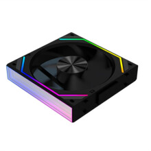 V2RS Case Fan Magic Block Free Splicing 120mm PC Computer 12V Chassis Fan Lian 3PIN 5V ARGB Divine Light Li Black,B