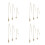 12Pièces Colliers Cage Cristal Acier Inoxydable Pour DIY 10