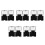 10Pièces Palette Compacte Pliable Noire Multi- ABS 7
