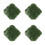4Pcs Multi Miniature Artificial Grass Clusters for Model Train Scenery 8