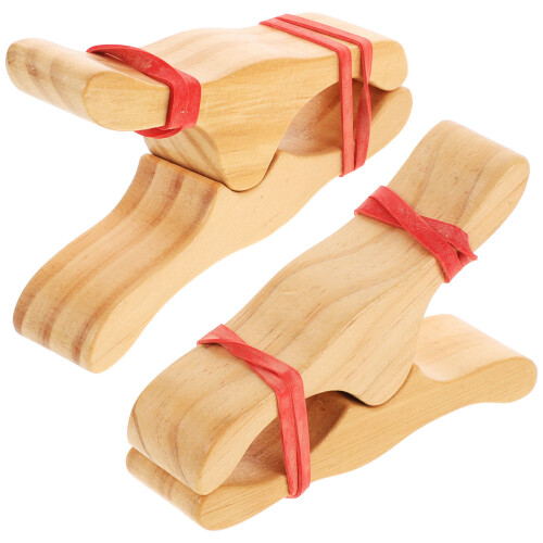 8Pièces Clips En Bois Solides Khaki Pour Cabane Enfants Décor 1