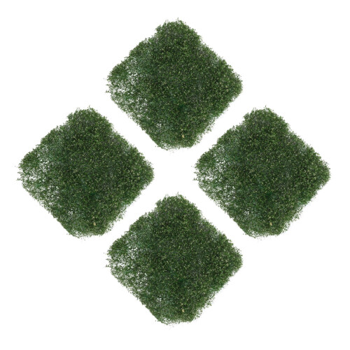 4Pcs Multi Miniature Artificial Grass Clusters for Model Train Scenery 1