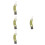 4Pièces Nettoyage Coins Bouteille Couvercle Vert Flexible 8