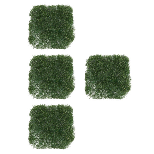 4Pcs Multi Miniature Artificial Grass Clusters for Model Train Scenery 2