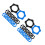 40St Elastische Microfoonringen Set Hexagonale Antislip Beschermhoezen 5