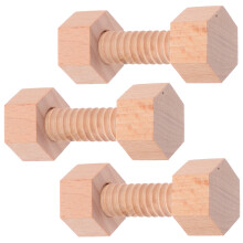 3Sets Khaki Schroef Speelgoed Voor Peuters Creatief Bouwplezier