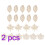 40St Slice Beige Kerst Ornamenten Voor Creatieve Projecten 1