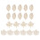 40St Slice Beige Kerst Ornamenten Voor Creatieve Projecten 2