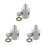 3Pièces Connecteur Pression Huile Aluminium Auto Durable Multicouleur 10