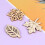 40St Slice Beige Kerst Ornamenten Voor Creatieve Projecten 10
