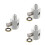 3Pièces Connecteur Pression Huile Aluminium Auto Durable Multicouleur 4
