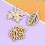 40St Slice Beige Kerst Ornamenten Voor Creatieve Projecten 8