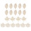40St Slice Beige Kerst Ornamenten Voor Creatieve Projecten 4