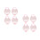 8St Roze Plastic DIY Opbergdoos Speelgoeddoos 6