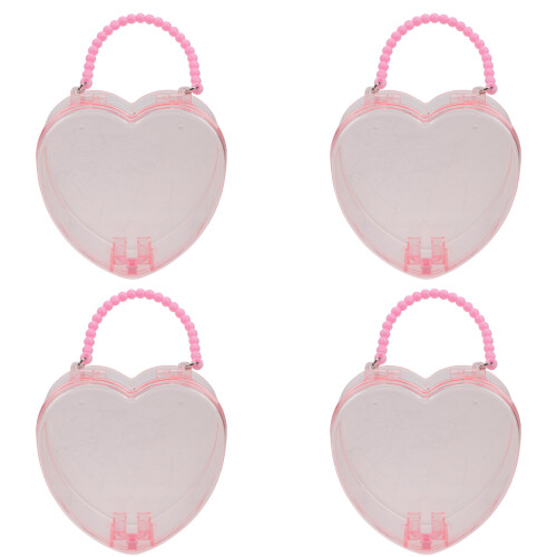 8St Roze Plastic DIY Opbergdoos Speelgoeddoos 1