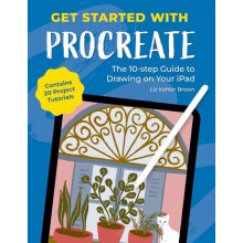 Get Started with Procreate by Liz Kohler Brown Paperback Book