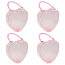 8St Roze Plastic DIY Opbergdoos Speelgoeddoos