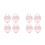 8St Roze Plastic DIY Opbergdoos Speelgoeddoos 4