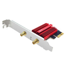 QCNFA765 WiFi6E WiFi Card PCIE Wireless Adapter 5970M Triple Band 2.4G/5G/6G BT5.2 802.11AX 8DB Antenna for Win10/Win11