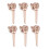 6Pcs Dragon  Metal Acoustic Guitar Bridge Pins Strings Fixed Cone 1