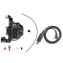 SI4732 Radiomodule+USB-Programmeerkabel voor Quansheng UVK5/UVK6 Kortegolfmodificatiemodule Dubbele Antenneoplossing