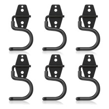6-Pack Metalen Garagehaken, Robuuste S-Haken Gereedschapshangers voor Garagemuur, Schuur, Tuinopslagorganisator