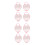 8St Roze Plastic DIY Opbergdoos Speelgoeddoos 8
