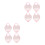 8St Roze Plastic DIY Opbergdoos Speelgoeddoos 7