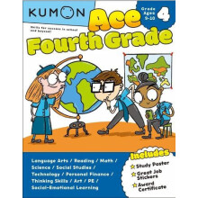Kumon Ace Fourth Grade Paperback Book